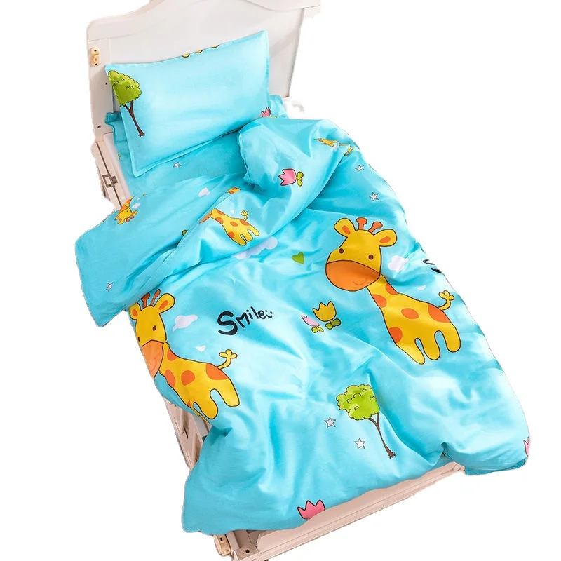 Custom-Printing-Microfiber-3D-Printed-Floral-Waterproof-Eco-Friendly-Folded-Cartoon-Quilt-Sheet-Bedding-Set