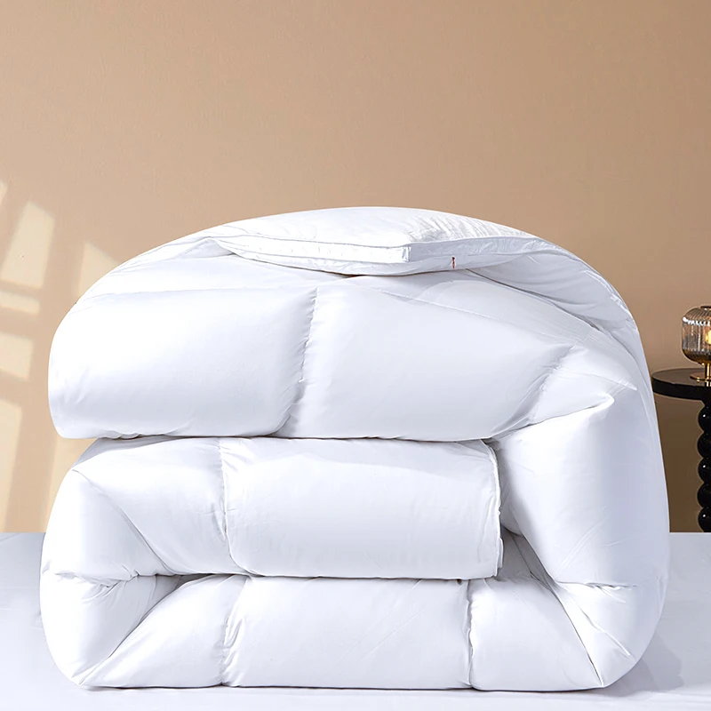 Custom-Queen-King-Size-Cotton-Waterproof-Four-Seasons-Hotel-Bed-Cover-Duvet-Quilt-Machine-Washable-Woven