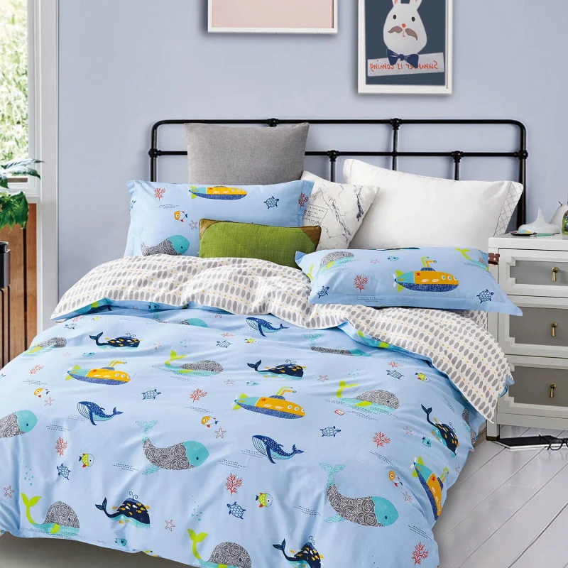 Custom-Sea-World-Wale-Printed-Queen-Size-BedRoom-Duvet-Cover-Bedding-Comforter-Set-for-Kids