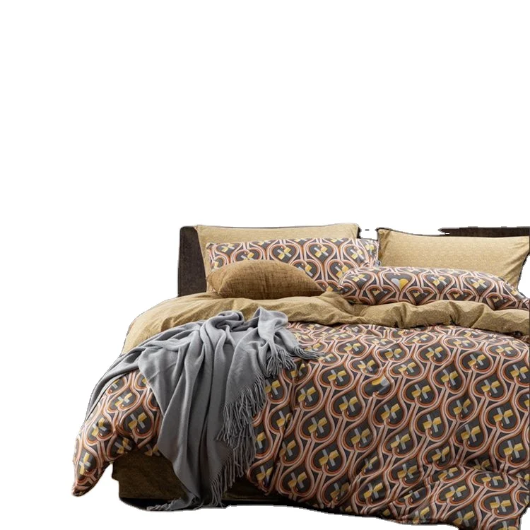 Custom-Size-Geometric-Print-Microfiber-Duvet-Cover-Bedding-Set-for-Bedroom