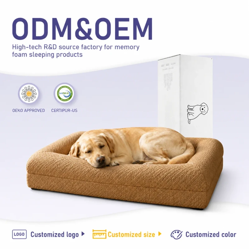 Custom-Size-Orthopedic-Memory-Foam-Dog-Bed-for-Large-Dogs-and-Premium-Pet-Brand-Procurement-Projects-Global-Supply