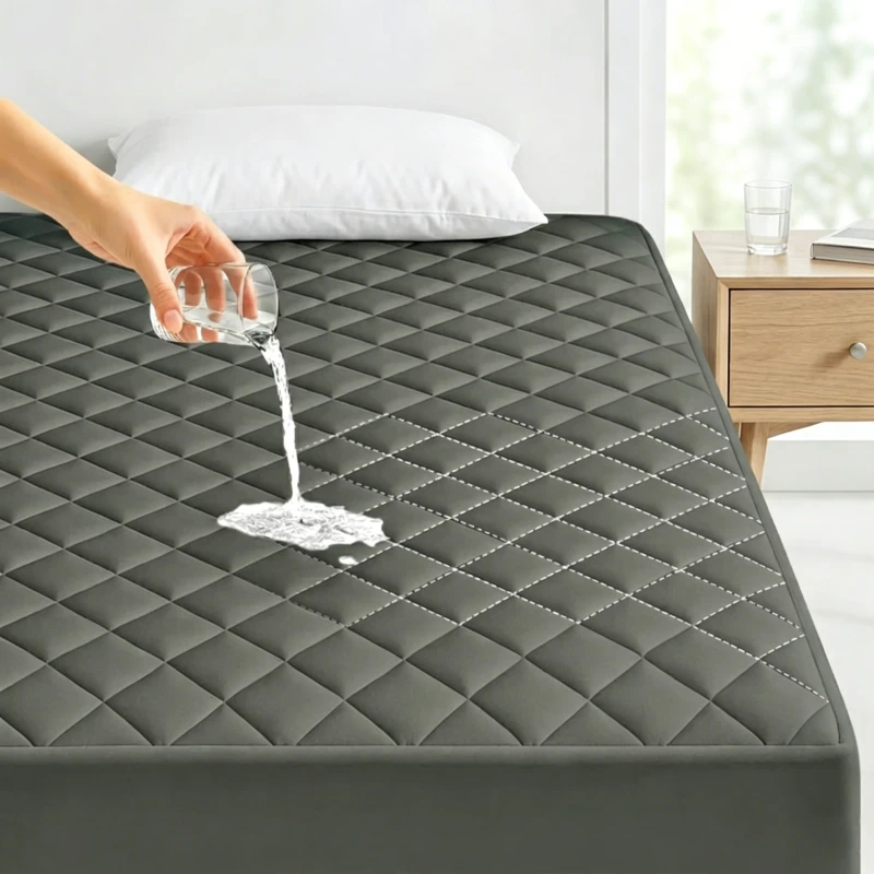 Custom-Size-Waterproof-Mattress-Protector-Cover-Quilted-Hypoallergenic-Bed-Mat-Hotel-Hospital-Bed-Protection-Pad-Direct-Factory