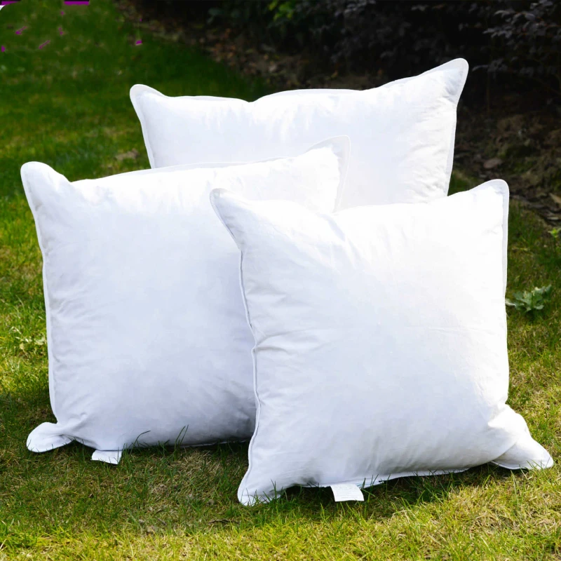 Custom-Size-White-Cotton-Comfortable-Duck-Goose-Down-Feather-Square-Pillow-Core-Inner-Insert-Filling-for-Home-Hotel