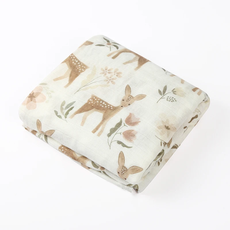 Custom-Soft-Breathable-Organic-Muslin-Swaddle-Bamboo-Cotton-Fabric-Blanket-Baby-Blankets