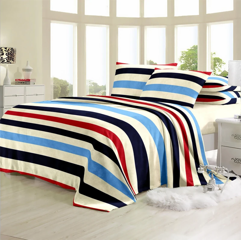 Custom-Soft-Comfortable-Flannel-Blanket-with-Geometric-Pattern-Silky-Printed-Bed-Blanket-for-Home-Use