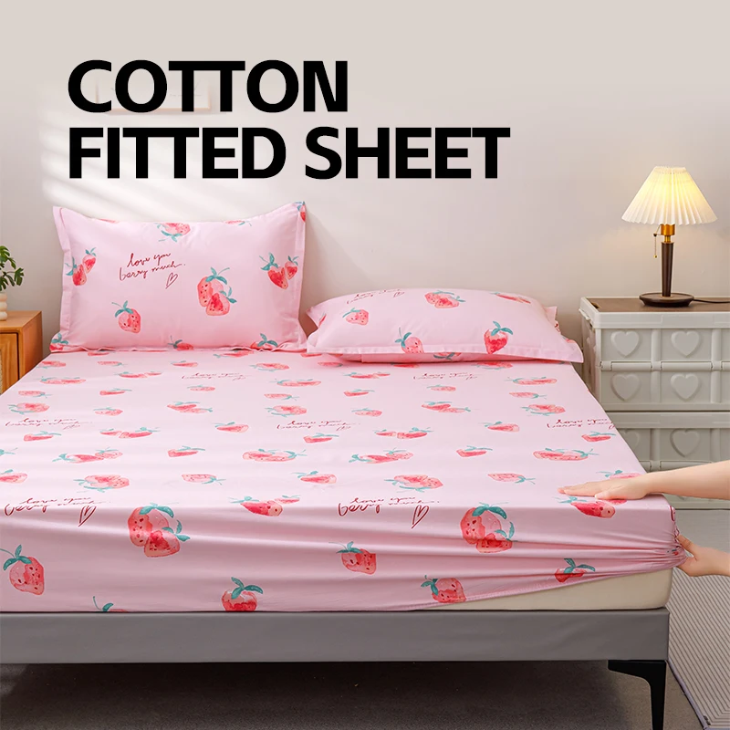 Custom-Soft-Fitted-Flat-Sheets-for-Beds-Cotton-Elastic-Fitted-Bed-Sheet-Set-Queen-Bed-Double-180x200-Kids-Fitted-Sheet