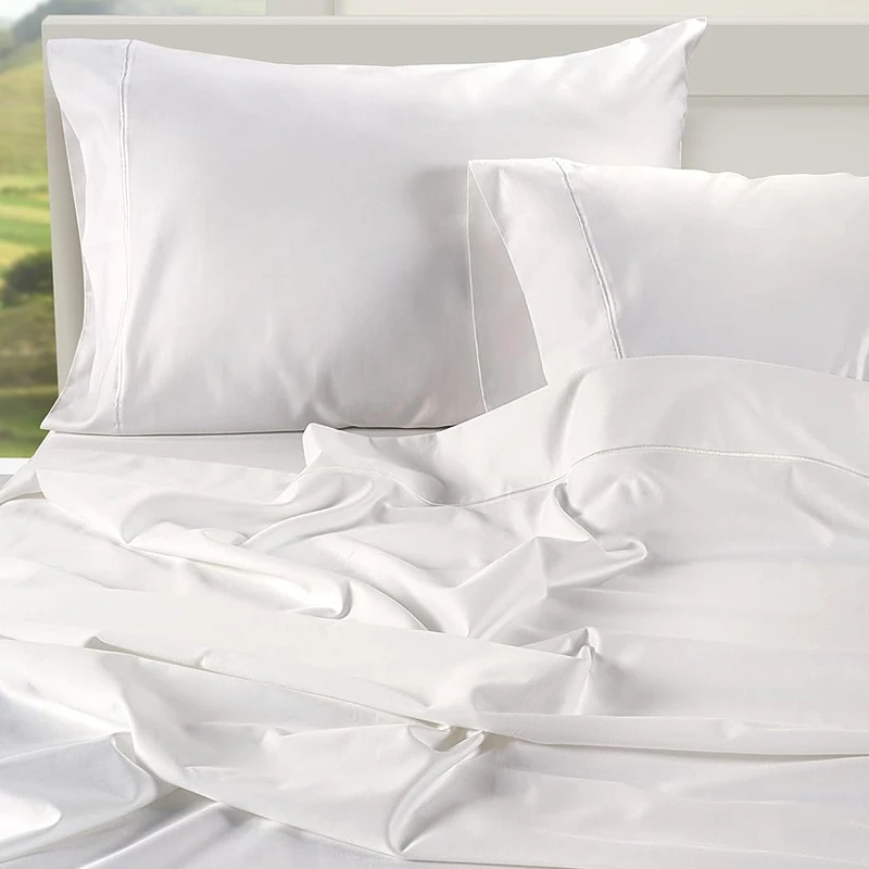 Custom-Soft-Skin-friendly-Modern-King-Size-Bed-Sheet-Fitted-Flat-Bedsheet-Bedding-Set