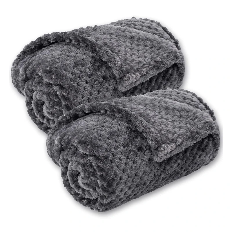 Custom-Solid-Color-Eco-Friendly-OEKO-TEX-Certified-Soft-Throws-Reversible-Knitted-Flannel-Polyester-Coral-Fleece-Warm