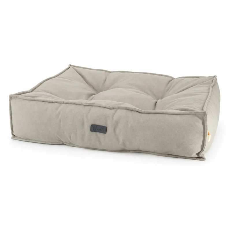 Custom-Square-Bolster-Pet-Bed-Soft-Plush-Dog-Cat-Sofa-Bed-Washable-Raised-Edge-Cushion-OEM-ODM-Indoor-Comfort-Bed