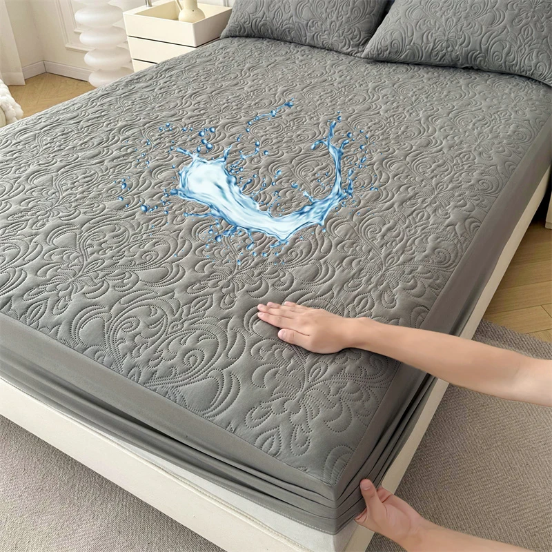 Custom-Thick-Waterproof-Bed-Cover-Mattress-Protector-Mattress-Cover-Sheet-1