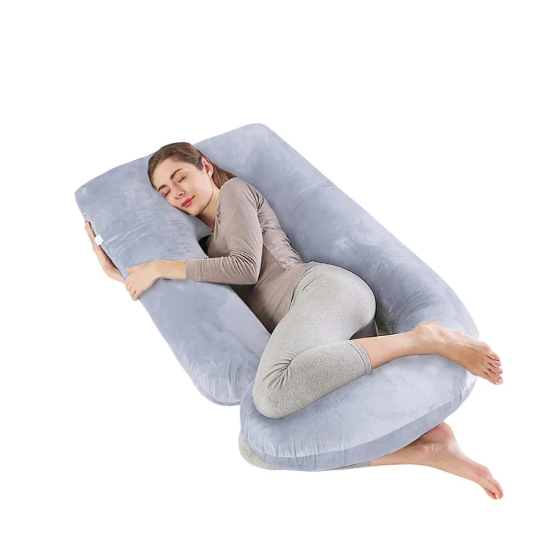 Custom-U-Shaped-Maternity-Pillow-PP-Cotton-Body-Abdomen-Support-Washable-Sleeping-Pillow-New-Design