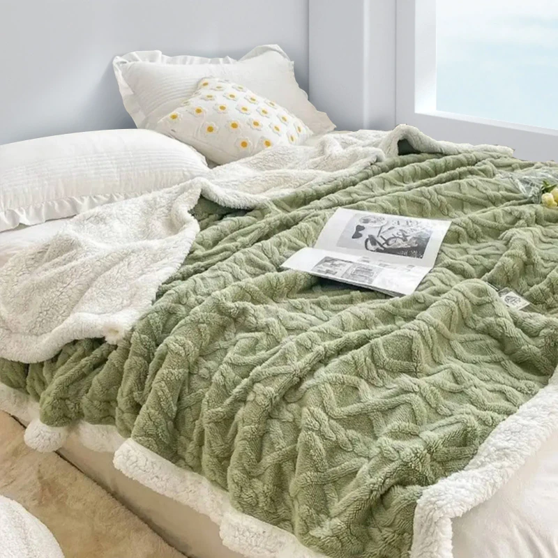 Custom-Warm-Sherpa-Throw-Blanket-Double-Thickened-Large-Lamb-Fleece-Casual-Blanket