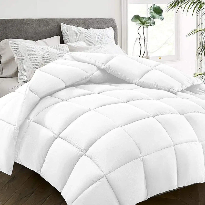 Custom-Warm-and-Comfortable-Down-Feather-Comforter-200TC-Cotton-Fiber-30-30-Comforter-Medium-Weight-Perfect-for-Four-Season