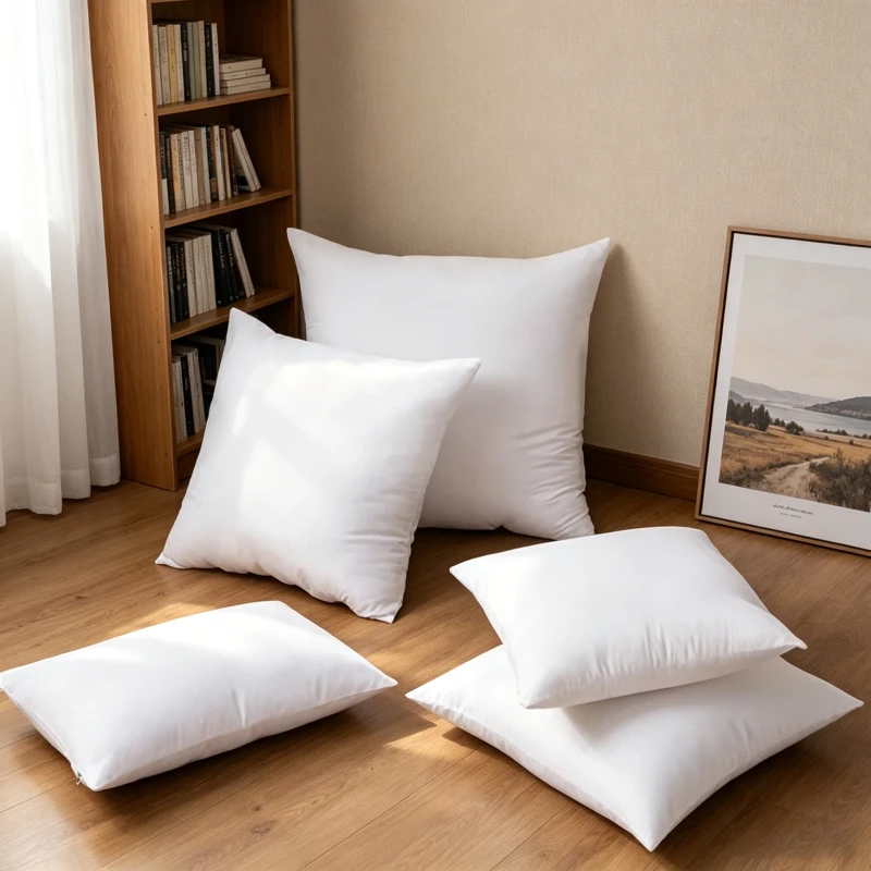 Custom-White-Square-Pillow-Inner-Core-Cushion-Insert-Sofa-Bed-Cover-OEM