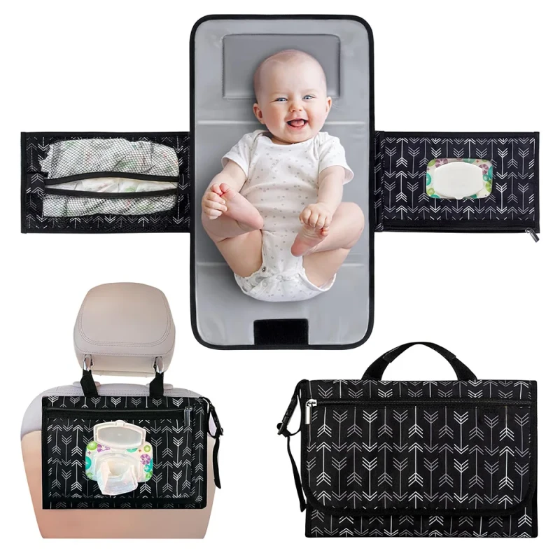 Custom-Wipeable-Zipper-Eco-Friendly-Changing-Pad-Cover-Portable-Diaper-Changing-Pad-Smart-Wipes-Pocket-Waterproof-Travel