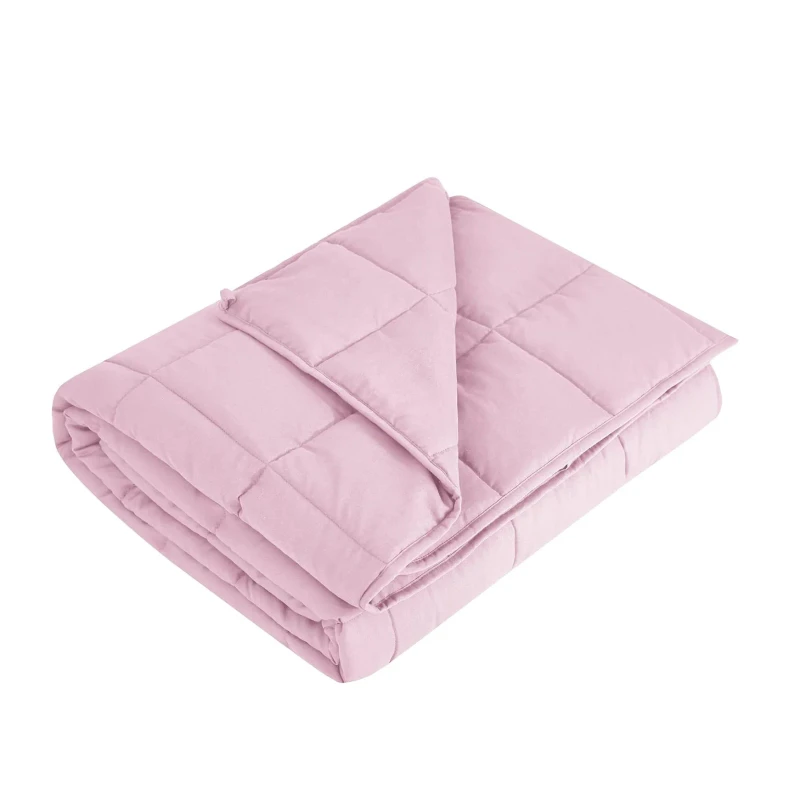 Custom-Woven-Bamboo-Cooling-Therapy-Weighted-Blanket-for-Adults-and-Kids-150x200cm-15lbs-Home-and-Picnic-Use