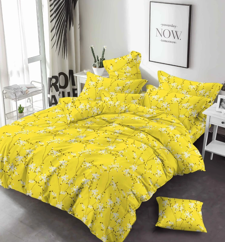 Custom-Yellow-100-Polyester-Microfiber-Floral-Print-Bedding-Bed-Sheet-Fabric-Material-for-Bedding-for-Pillow-Cover