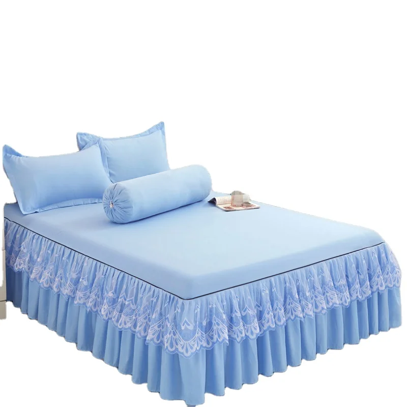 Customer-New-Arrival-Massage-100-Polyester-Table-Bed-Skirt