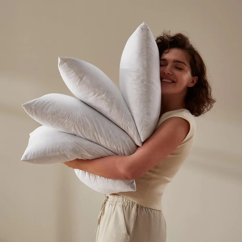 Customizable-20x20-Inches-Rectangle-Quilted-Decorative-Pillow-Insert-Soft-Fluffy-Cotton-Bed-Couch-Cushion-Feather-Filling-for