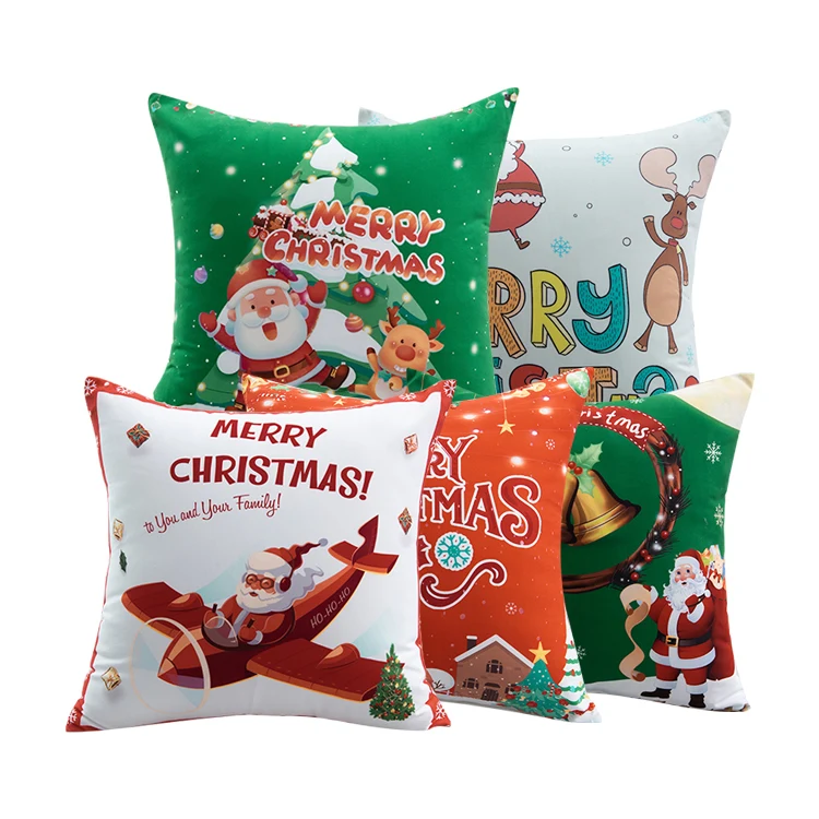 Customizable-Christmas-Throw-Pillow-Covers-for-Bedroom-for-Home-or-Hotel-Use