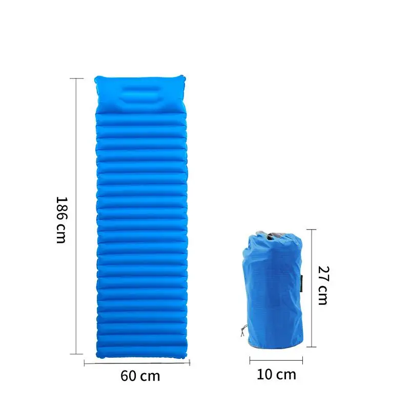 Customizable-Lightweight-Foldable-Outdoor-Air-Mattress-Inflatable-Sleeping-Mat-TPU-Nylon-Waterproof-Moisture-proof