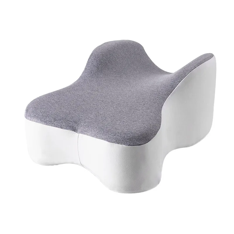 Customizable-Lightweight-Leg-Knee-Pillow-Sleeping-Memory-Foam-Knitted-U-Shape-Sciatica-Pain-Relief-Spandex-Nylon