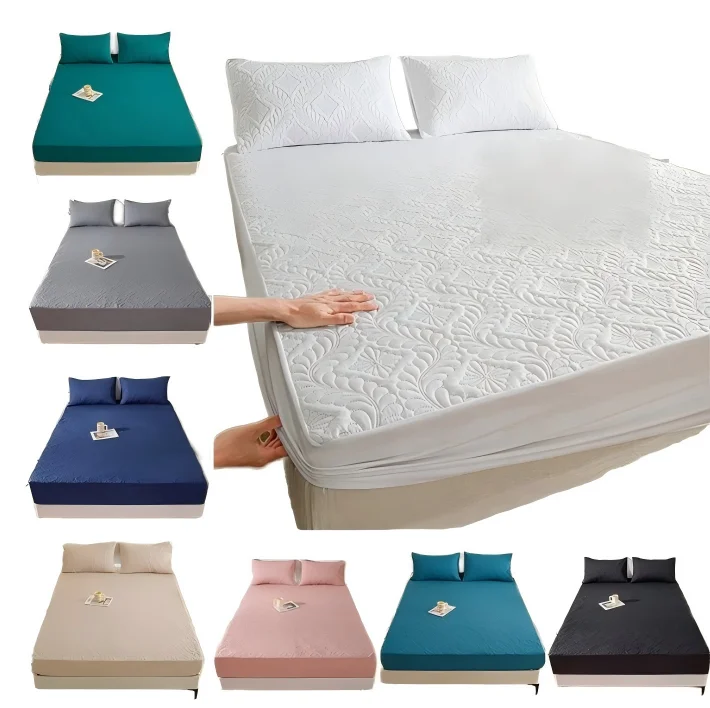 Customizable-Waterproof-Dustproof-Thickened-Mattress-Protector-with-Various-Patterns-Colors