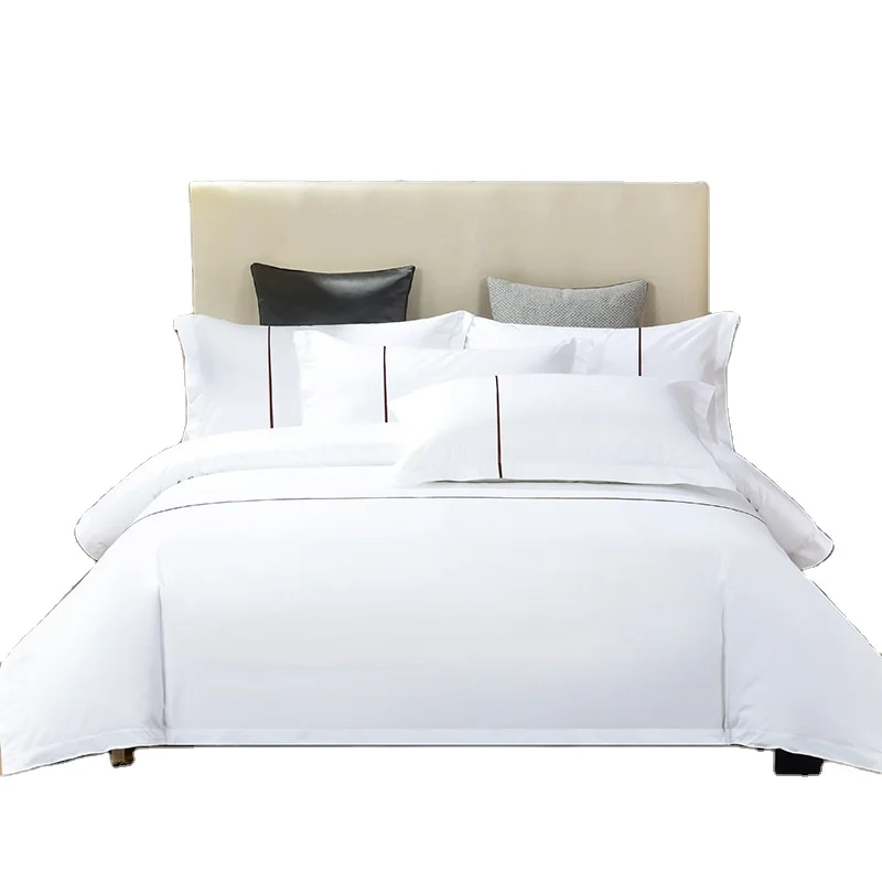 Customizable-White-Hotel-Quality-Bedding-Set-Super-Large-Soft-300TC-Comfortable-4-Piece-Quilt-Cover-Bed-Sheet-Pillow-Case-Set