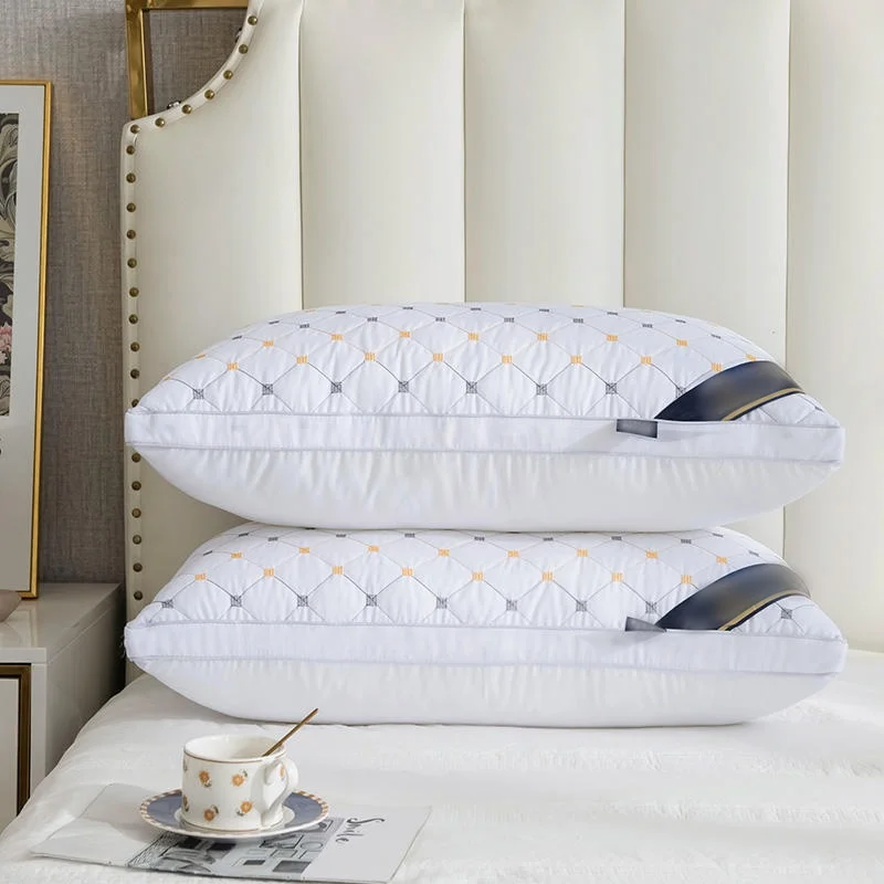 Customize-Embroidery-Design-Solid-Pattern-Hotel-Bed-Pillows-High-Weight-Filling-Feather-Velvet-Neck-Pillow-for-Sleeping