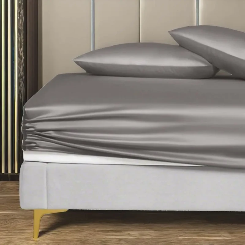 Customized-100-Bamboo-Fiber-Bed-Sheets-Breathable-400TC-60s-Yarn-All-Season-Flat-Fitted-Sheets-Home-Hotels-Plain
