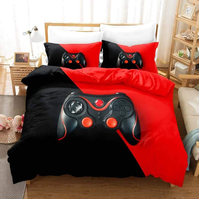 Customized-3D-Digital-Printed-Bed-Cover-90gsm-Polyester-Brushed-4-in-1-Duvet-Bedding-Set
