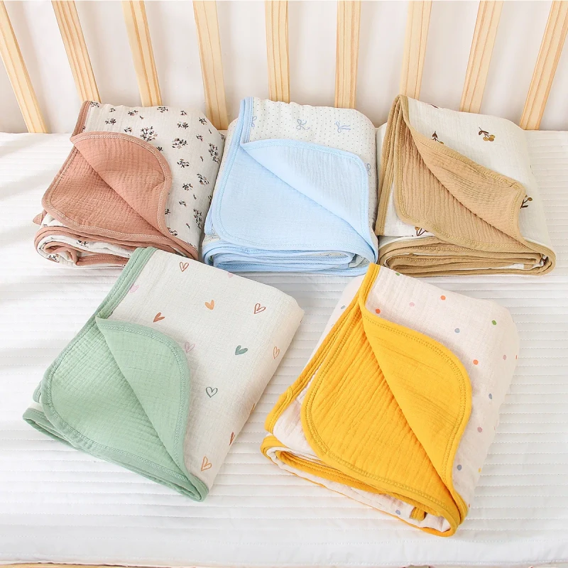 Customized-4-Layer-Printed-100-Cotton-Muslin-Soft-Toddler-Blankets-Bedding-Covers-Baby-Throws-Swaddle-Wrap-36-40-Inch
