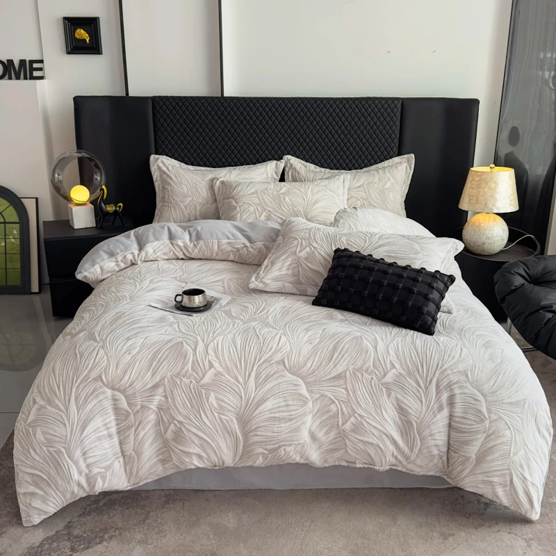 Customized-4-piece-Simple-Three-dimensional-Floral-patterned-Eco-friendly-Plush-Duvet-Cover-Set