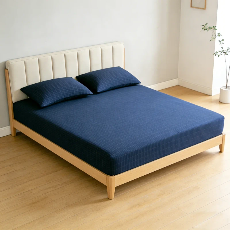 Customized-A-Grade-Woven-Earthing-Fitted-Sheet-Set-Solid-Pattern-Eco-Friendly-Grounding-Bedding-Sheet