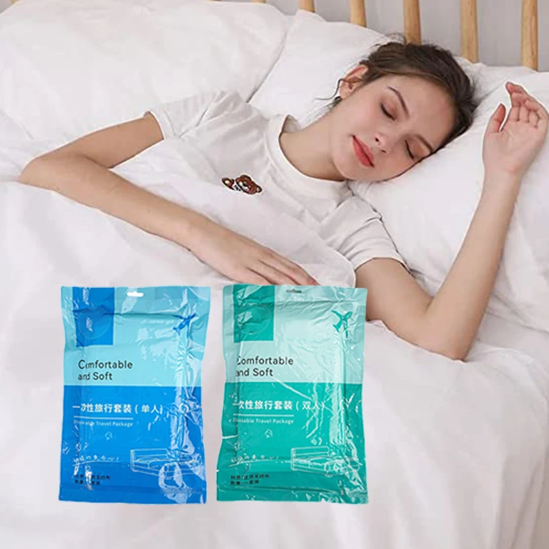Customized-Clean-Hotel-Disposable-Bed-Sheets-Set-Include-Pillow-Cover-Non-Woven-Bedding-Set-One-Time-Travel-Use-Bed-Cover