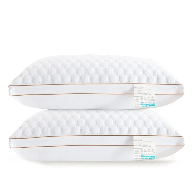 Customized-Luxury-Quilted-Pillow-Insert-for-Queen-King-Size-Solid-Marine-Pattern-with-Leaf-Design-for-Home-or-Hotel-Use