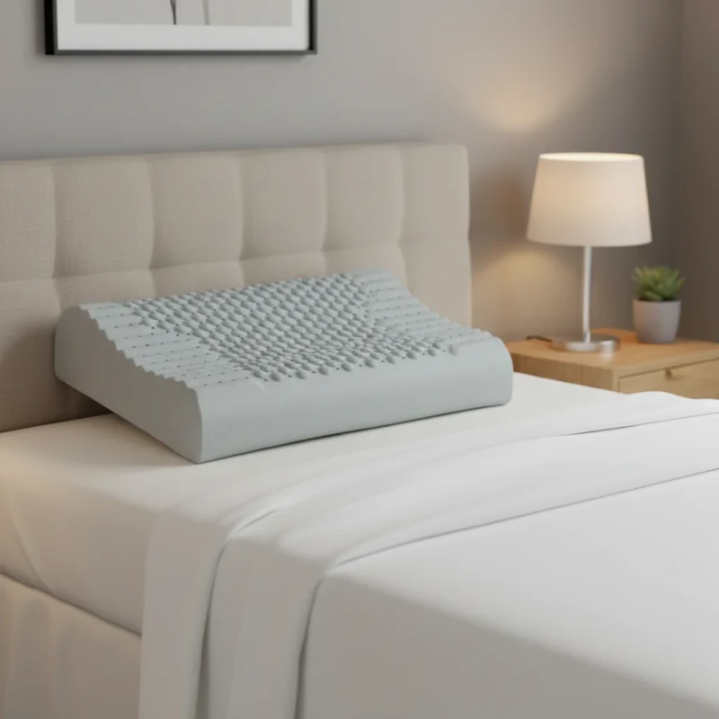 Customized-Modern-Natural-Latex-Cervical-Support-Pillow-100-Polyester-Cover-Rectangle-Shape-Lightweight-1.5kg-Sleep-Aid