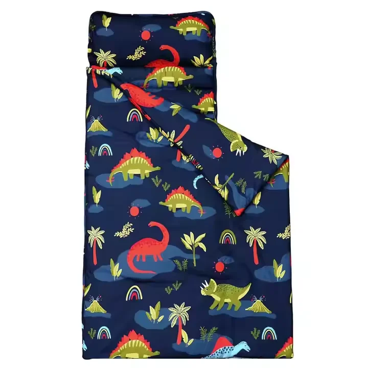 Customized-Portable-Nap-Mat-For-Kids-Folding-And-Removable-Pattern-Quilted-With-Digital-Printing-Logo