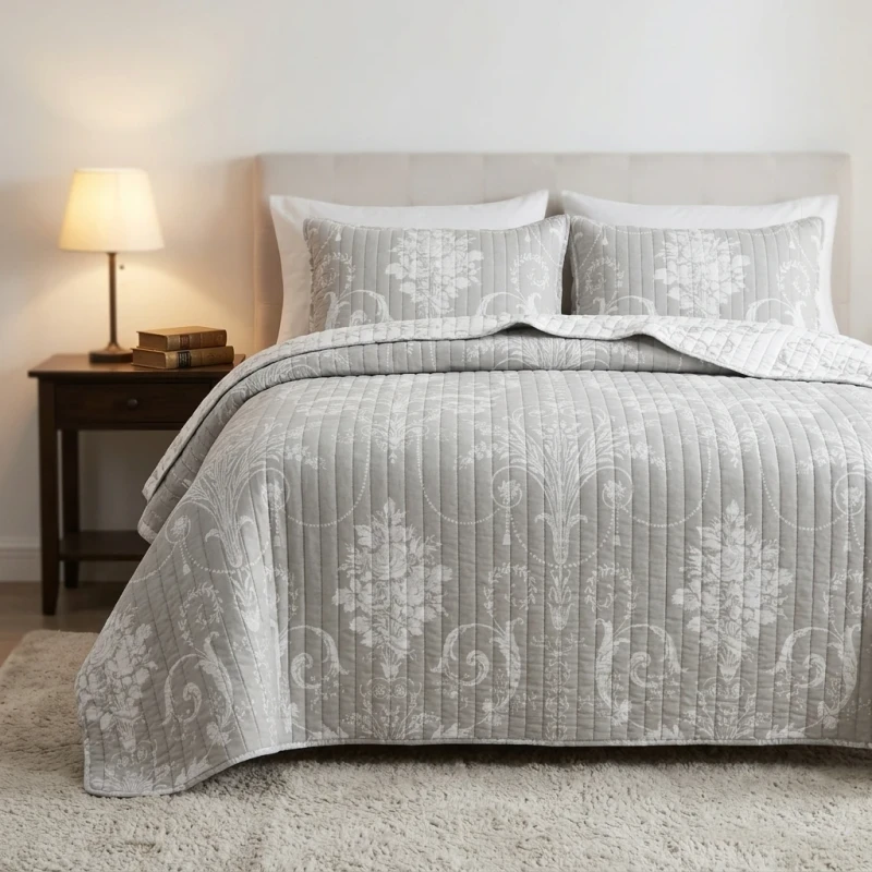 Customized-Premium-Lightweight-Quilted-Polyester-Eco-Friendly-All-Season-Modern-Print-Design-Luxury-Bedding-Set