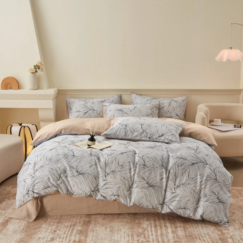 Customized-Single-Queen-Duvet-Cover-Set-Printed-Cotton-Comforter-Bed-Sheet-Pillowcase-Bedding-Set