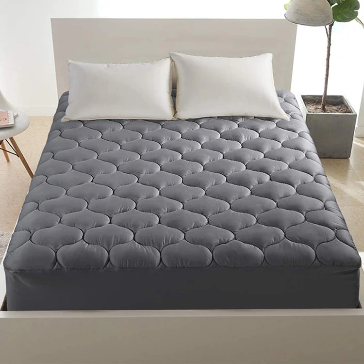 Customized-Size-Luxury-Cotton-Mattress-Pad-Super-Soft-Hypoallergenic-Anti-Bacteria-All-Season-Hotel-Mattress-Topper