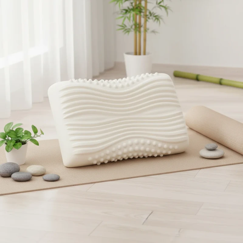 Customized-Small-Waist-Natural-Latex-Luxury-Alien-Shape-Pillow-200TC-Patent-Owned-Hand-Wash-Comfortable-Shoulder-Neck-Protection
