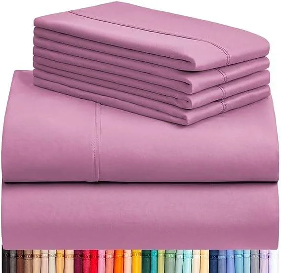 Customized-Solid-Color-100-Polyester-Fiber-Microfiber-Bedsheets-Manufacturer-Bedsheets-Sets-6Pcs-Bed-Sheets-Set