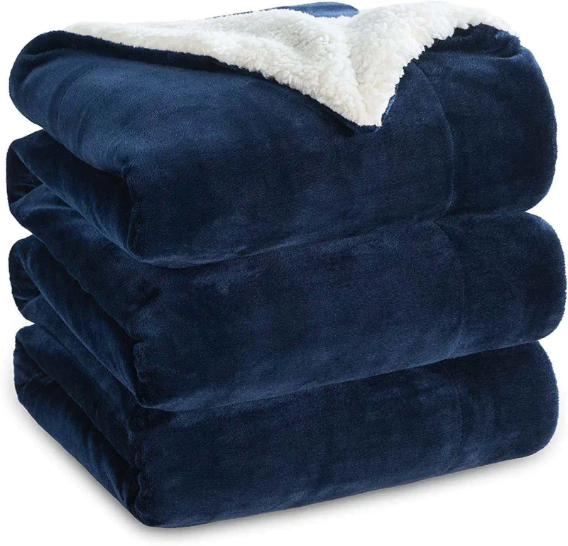 Customized-Thick-Fuzzy-Warm-Soft-Double-Layers-Flannel-and-Sherpa-Fleece-Throw-Blanket-for-Bed