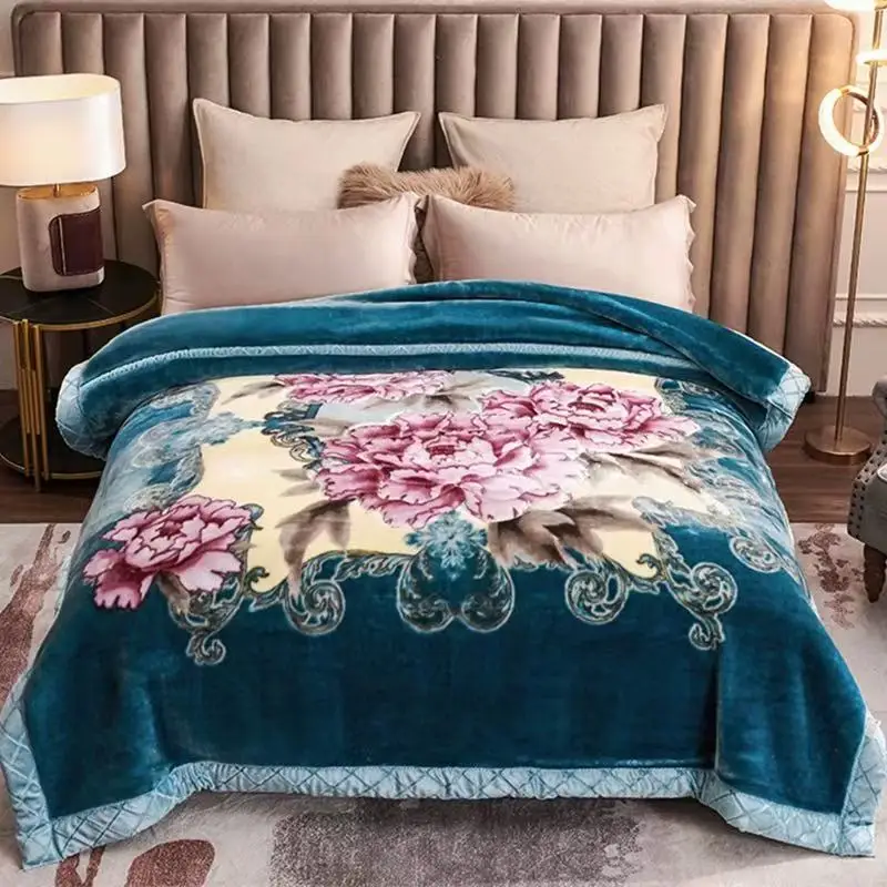 Customized-Thickened-Raschel-Blanket-Factory-Winter-Warm-Blanket-Sheet-Double-Layer-Flannel-Covering-Blanket