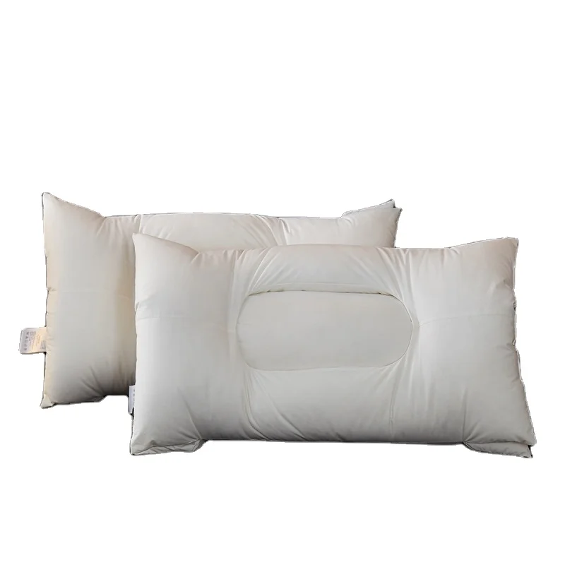 Customized-White-Adjustable-Double-Layer-Polyester-Elastic-Pillow-Insert-Inner-Factory-for-Neck