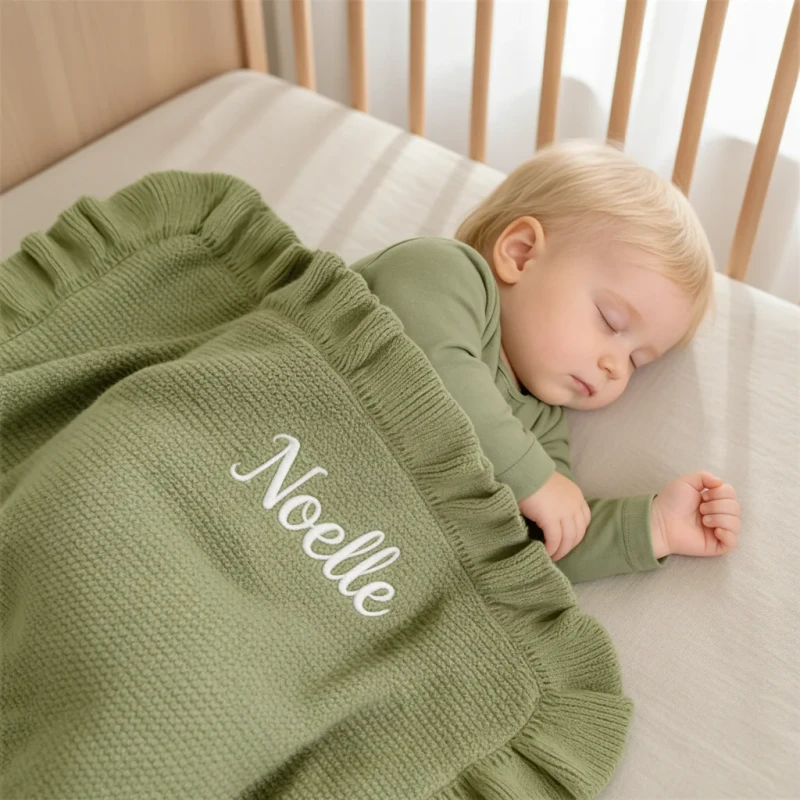 DIY-Custom-Ruffled-Edge-Cotton-Baby-Blanket-Soft-Handmade-Embroidered-Newborn-Bedding-for-Parents-Kids-Home-Gift