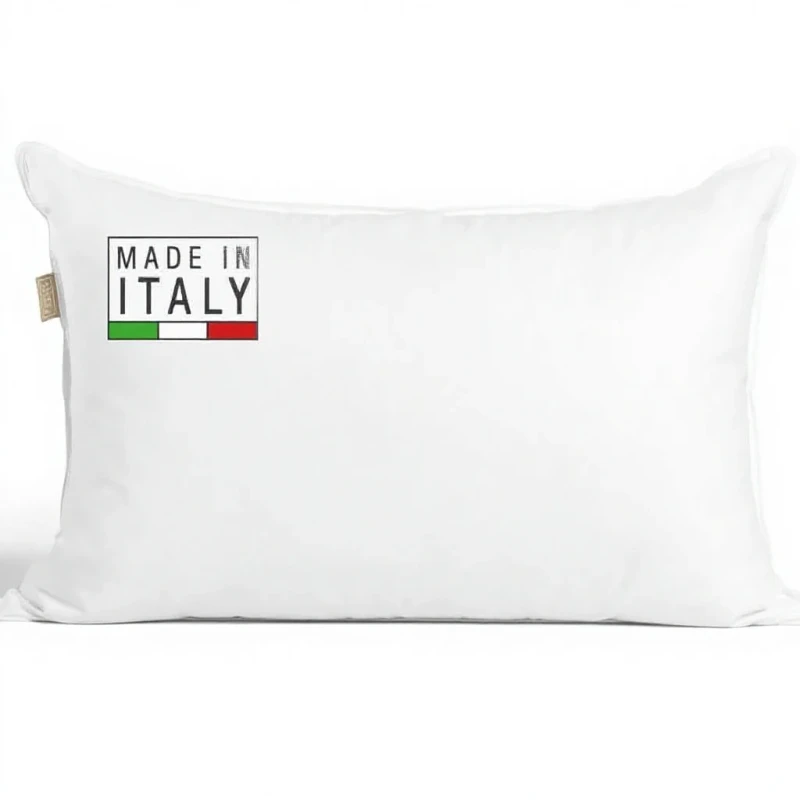 DREAMIN101-Hypoallergenic-Bed-Pillow-with-Feather-Duvet-Padding-Soft-Breathable-Cotton-Made-in-China-50x80cm-High-15cm