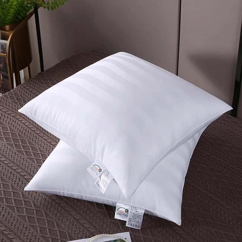 Decorative-100-Cotton-Quilted-Throw-Pillows-Square-Lumbar-Support-Cushion-Classic-Hotel-Style-Bed-Pillow-for-Couch-Home-Decor