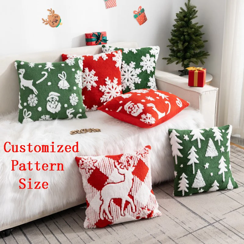 Decorative-Throw-Pillows-Housse-de-coussin-Christmas-Throw-Pillow-Embroidery-Cushion